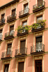 Spain, Bilbao. Typical architecture.