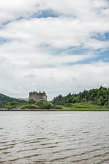 Fototapeta na wymiar UK, Scotland, Inverness-shire, Castle Tioram on Loch Moidart