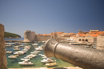 Fototapeta na wymiar Walled City of Dubrovnik, Southeastern Tip of Croatia, Dalmation Coast, Adriatic Sea, Croatia, Eastern Europe