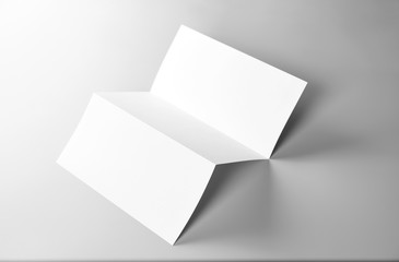 Blank Folded Letter, Letterhead, or Flyer 