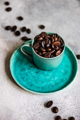 Coffee beans concept
