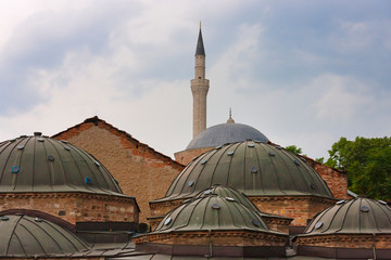 Fototapeta na wymiar Mosque in the old town. Skopje, Republic of Macedonia, Europe.