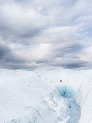 Landscape on the Greenland Ice Sheet near Kangerlussuaq, Greenland, Denmark © Martin Zwick/Danita Delimont