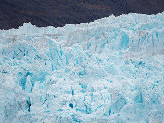 Glacier Eqip (Eqip Sermia) in western Greenland, Denmark