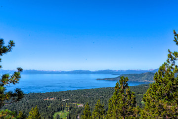 Obraz premium Beautiful Lake Tahoe from Mount Rose, Nevada