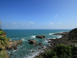 Fototapeta premium 鵜戸神宮から見た景色 宮崎県日南市