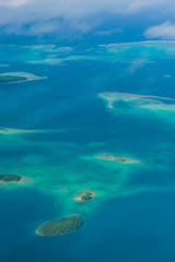 Fototapeta na wymiar Aerial photo of Tonga, South Pacific
