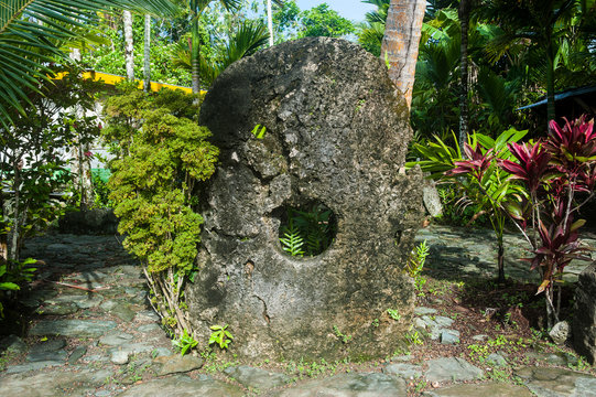 Stone Money On Yap Island, Micronesia