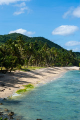 Two dollar beach on Tutuila island, American Samoa, South Pacific