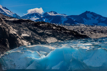Glacier Grey. Torres del Paine National Park. Chile. South America. UNESCO biosphere.