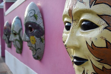Carnival mask at Olinda, Brazil