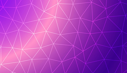 Obraz premium Abstract mosaic backdrop with triangles. Bright background for poster, banner, flyer. Vector illustration. Creative gradient color