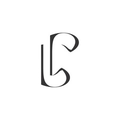 bp letter logo design vector