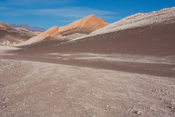 Fototapeta na wymiar As seen from horseback, these sand dunes are part of the San Pedro Valley