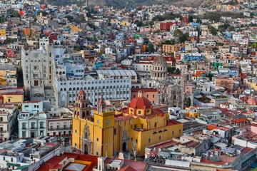 Deurstickers Guanajuato in Central Mexico. Viewed from above © Darrell Gulin/Danita Delimont