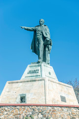 Mexico, Oaxaca, Statue of Benito Juarez