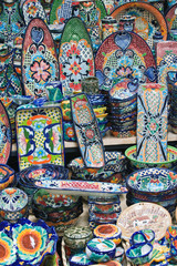 Mexico, Guanajuato, San Miguel de Allende, Souvenir Pottery