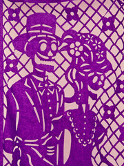 Mexico, Guanajuato, Day of the Dead wall hanging