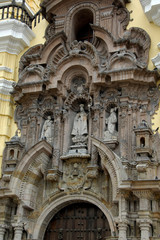 Peru, Lima. The jewel of colonial Lima, San Francisco Monastery.