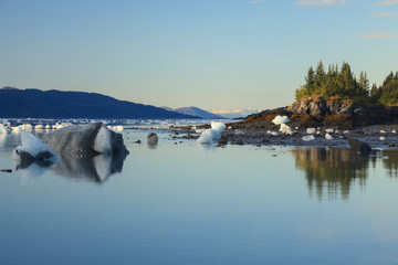 Fototapeta na wymiar Smith Glacier, College Fjord, Prince William Sound, Alaska