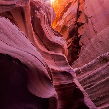 Arizona, Canyon X. Formation in eroded sandstone rock. Credit as: Don Paulson / Jaynes Gallery / DanitaDelimont.com