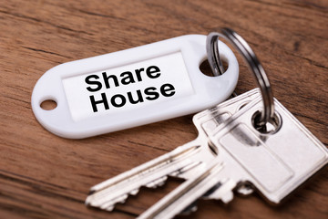 Close-up Of Rented House Keys