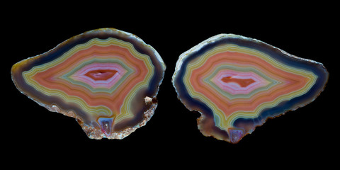 Banded Agate, Quartzsite, AZ.