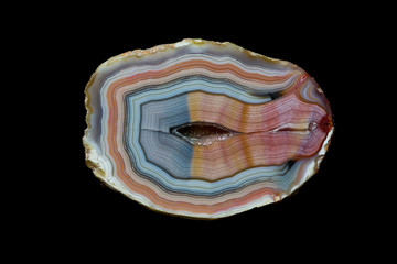 Banded Agate, Quartzsite, AZ.