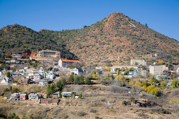AZ, Arizona, Jerome, historic copper mining town, founded in 1876