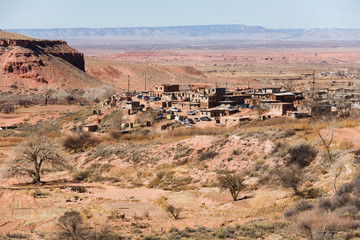 USA, Arizona, Navajo Reservation. Upper Moenkopi, a self-governing village on the Hopi reservation...