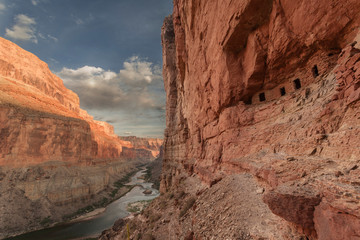 USA, Arizona, Grand Canyon, Colorado River Float Trip Nankoweap