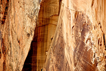 Canyon walls in Canyon de Chelly National Monument, Arizona