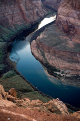 USA, Arizona, Page. Horseshoe Bend of the Colorado River near Page, Arizona.