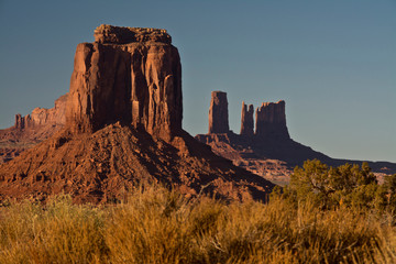 View from Artist's Point, buttes, Monument Valley, Arizona, USA