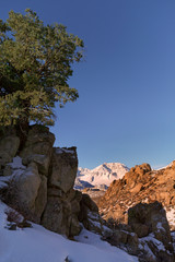 Fototapeta na wymiar USA, California, Sierra Nevada Range. Mountain landscape. 