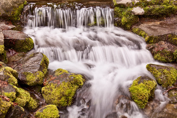 USA, California, Yosemite, Small Falls