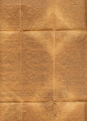 High Resolution Scan of a Piece of Old Parchment Paper