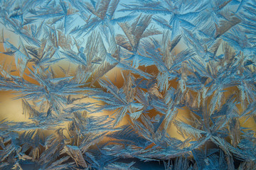 USA, Colorado, Denver. Frost on a window. Credit as: Cathy & Gordon Illg / Jaynes Gallery / DanitaDelimont.com