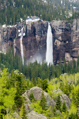 Bridal Veil Falls, Mount Sneffels Wilderness, Telluride, Colorado.