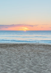 Hawaii, Kauai, Wailua Beach Sunrise