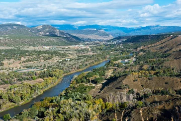 Foto op Canvas USA, Colorado, Durango, and the Animus River from US Highway 550 © Bernard Friel/Danita Delimont
