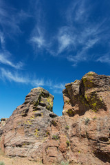 Fototapeta na wymiar USA, Idaho, City of Rocks National Reserve, Beautiful Little City of Rocks, South of Fairfield