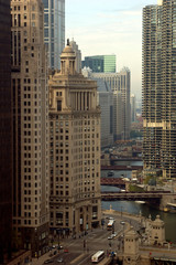 United States, Chicago. The Chicago River from near Michigan Avenue