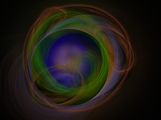 Abstract Background Image, Graphic Illustration Artistic Resource, Lines and Symmetrical Patterns, Glowing Neon Colors. Colorful Repeating Patterns, Modern Fractal Digital Art.