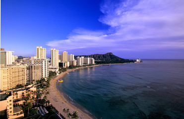 Waikiki beach, Oahu, Hawaii, USA