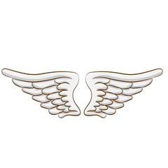 angel wing vector graphic clipart