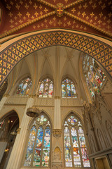USA, Montana, Helena. Interior of Saint-Helena Cathedral. 