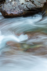 Fototapeta premium USA, Montana, Glacier National Park. Avalanche Creek scenic. Credit as: Cathy & Gordon Illg / Jaynes Gallery / DanitaDelimont.com