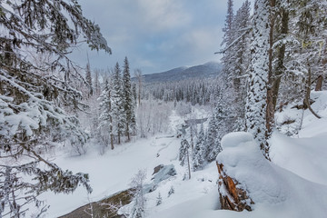 Swift Creek in the Stillwater State Forest near Whitefish, Montana, USA