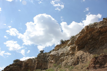 Cliffs and Sky